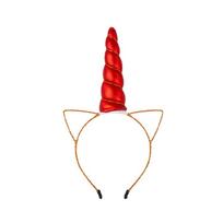 Unicorns Headband Tutu Skirt Princess Dressing Up Clothes Unicorns Pretend Play Costumes Halloween Birthday Party Favors raudona