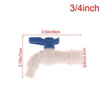 1 vnt. 1/2 3/4  plastikinis vidinis sriegis vandens čiaupo bakelio čiaupo adapteris išleidimo čiaupas akvariumo vožtuvo keitimo čiaupas sodo reikmenys 9.0*2.5*7.0cm white