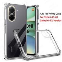 Atsparus smūgiams šarvuotas dėklas Xiaomi Redmi A5 RedmiA5 Redmy A 5 5A 4G Global EU versijai Skaidrus silikoninis telefono dėklas Skaidrus Funda A5 Global skaidri