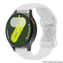 18mm 20mm 22mm silikoninė apyrankė Samsung Galaxy Watch 7 6 5 4 5Pro 6Classic, apyrankė Huawei Watch GT5 4Pro 3 46mm 18mm juosta 18mm skaidri