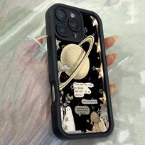 JT257 Galaxy Moon Stars Quotes Love for iPhone 17 16 15 14 13 Pro Max Samsung S26 S25 Ultra A17 A16 A07 A56 A36 Xiaomi 15T Redmi 15c Note 14 Soft Case for iPhone 5/5s juoda