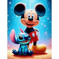 Disney deimantinė tapyba Pokemon Super Mario Pikachu Hello Kitty namų dekoravimas pilnas kvadratinis&apvalus mozaikos siuvinėjimas kryželiu Round 20x30cm