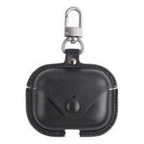 Protective Cover Dustproof Shock Absorption Full Coverage Wireless Earphone Faux Leather Case for AirPods Series for AirPods 3 juoda
