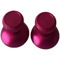 Gamepad Rocker Caps Aluminum Metal Analog Grips Stick Cover Suitable For Controller Game Console Thumbstick Accessories rožinė