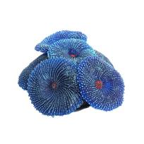 2023 Vivid Soft Fake Lifelike Coral Reef Simulated Reef Artificial Coral Aquarium Ornament blue-A