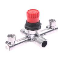 1PC Regulator Valve Double Outlet Tube Air Compressor Switch Pressure Regulator Valve Fitting Part For Piston Air Compressor sidabras