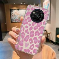 Dėl Xiaomi Poco X3 X4 M4 X5 X6 Pro telefono dėklo Leopardas Marmuras Spausdinimas Skaidrus Skaidrus Dinzauras Dėl PocoX3 NfC Smūgiams Atsparus Dangtelis poco X4 Pro 5G balta
