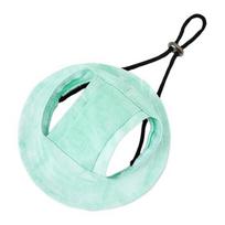 Naminių gyvūnų skrybėlaitė nuo saulės su raišteliu, reguliuojama, dažyta tie-dye, džinsinė, kvėpuojanti, apsauganti nuo saulės, su angomis ausims šunims ir katėms S žalia