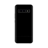 Skirta Samsung Galaxy S10 S10E dėklas S10 Plus minkštas silikoninis galinis telefono dangtelis Samsung S10 Plus S 10 SM-G973F buferis Coque TPU dėklas For Samsung S10 black