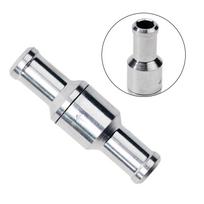 1 vnt. Atbulinis vožtuvas 6-12 mm Aliuminio Tiesinis Greito įdėjimo Atbulinis vožtuvas Atsarginės dalys Kuro Vandens Dujų Oro Vakuumo 10mm