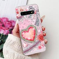 Skirta Samsung Galaxy S10 S10e S10+ dėklas Mielas katukas Prabangus dažytas dangtelis Minkštas silikoninis telefono dėklas Samsung S10 Plus S 10 S10e krepšeliams Galaxy S10