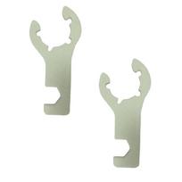 Pack of 2 Caravans RVs Gas Bottle Wrench RVs Motorhome Accessories Multifunctional Gas Bottle Wrench Tools ABS Construct balta