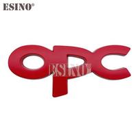 Car Styling OPC Line 3D Metal Zinc Alloy Car Badge Body Fender Adhesive Emblem for Opel Antara Astra Insignia Corsa Mokka Vectra red