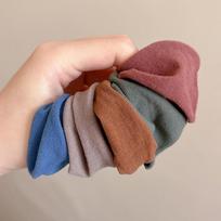 5 Set Solid Widen Thicken Hair Band Ropes Women Ponytail Holder Hair Tie Scrunchies Rubber Bands Korea Fashion Hair Accessories 5PCS
