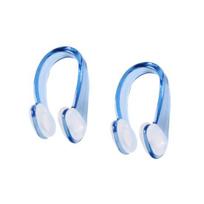 2/6Pcs Swimming Nose Clips Waterproof Reusable Silica Gel Surfing Nose Plug Protectors for Kids Adults mėlyna