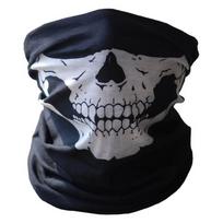 Halloween Skeleton Gloves Skull Face Mask Unisex Scary Gloves Cosplay Costume Party Decorations for Outdoor Cycling gray