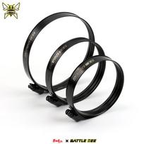 T-varžto žarnos spaustukas Reguliuojamas 32 mm iki 110 mm Nerūdijančio plieno Juodas žarnos spaustukas Klipsas Žarnos spaustukas Fiksuotas spaustukas 60-83mm black