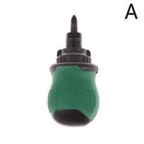 13 In 1 Ratchet Screwdriver Set Short Handle Cross Groove Drill Telescopic Double-Head Purpose Small Repair Tools A