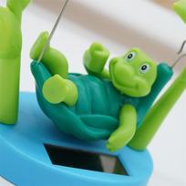 Cartoon Turtle Solar Powered Car Swing Ornament Cute Dashboard Decor for Car Interior Kids Gift one size