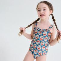 Yunerma Mergaičių UPF50+ Ruffle Apsaugos nuo saulės maudymosi kostiumas 100