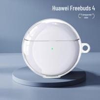 Huawei FreeBuds 5 Transparent Protective Earphone Case 4E Pro5 Clip-On Shell Huawei FreeBuds 4E gray