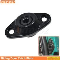 Car Sliding Door Catch Plate Black 701843637 For VW Transporter T4 1990 1991 1992 1993 1994-2003 Replacement Car Accessories