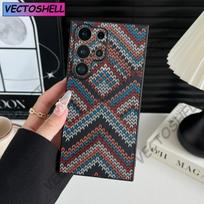 For Samsung Galaxy S25 S24 ultra S23 PLUS Kevlar carbon fiber texture phone case for Samsung S25 magsafe Shockproof light case For Samsung S22
