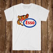 Men's and Women's T-shirts Esso Oil Tiger S