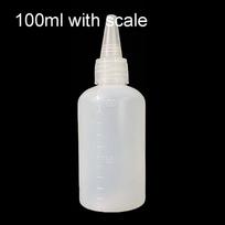 Liquid Dispenser Squeezable Refillable Bottles Oil Dropper Bottles Pigment Container Glue Bottles 30ml-with scale