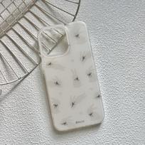 ins bow rabbit applies to Apple IP17Promax mobile phone case 16 cute 15 white background imd case 14 girl IPhone17ProMax