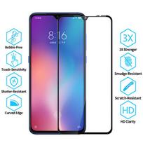 Pilno dangčio stiklas Xiaomi Mi 9 SE 9T Pro CC9e Mi9 Lite Mi9SE Mi9T ekrano apsauga, grūdintas stiklas XiaoMi Mi 9 juoda