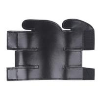 Trumpet Valve Guard PU odinė apsauginė rankovių apsauga trimetui juoda juoda