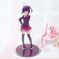 Meilė Chunibyo ir kiti kliedesiai Anime figūrėlė akrilo stovas modelis žaislas Takanashi Rikka figūrėlės dekoravimas Cosplay veiksmo figūrėlė pasidaryk pats A