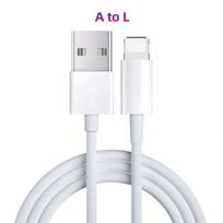 FONKEN Mobiliojo telefono įkrovimo laidas skirtas iphone X/XS/XS MAX/XR 11 5 6 7 8 Plus iPad iPod greitas įkrovimas 1M 1M balta