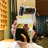 Makeup Mirror Bling silikoninis dėklas, skirtas Huawei P20 P30 P40 Lite Nova 11 12 Pro 7i 10 8 8i 5t Y70 9 SE Honor 90 20 50 8X 8A 9X X8 X7 X6 X9B dangtelis Honor X9 5G auksas