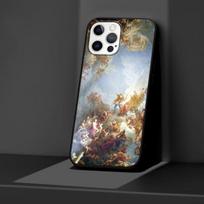 Dėklas iPhone 11 13 12 Mini 14 Pro Max Xr 7 8 Se 2020 Xs 6 6s Plus 5s Juodas TPU Telefono Dangtelis Rūmai Versalis Kūrinys Adam iPhone 11 Pro