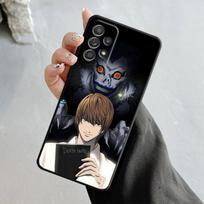 Anime Death Note L šviesos dėklas, skirtas Samsung Galaxy A14 A73 A53 A71 A51 A31 A33 A22 A12 A21s A13 A32 A52s A72 A52 A23 Samsung A11