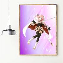 Astolfo Loli Anime Seksualių merginų plakatai ir spaudiniai Sienų menas Dekoratyvinis paveikslų drobės piešinys gyvenamojo kambario namų dekoravimui be rėmelių 21cm×30cm NoFrame
