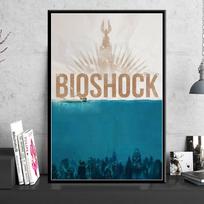 Bioshock Rapture Vaizdo žaidimo plakatai ir spaudiniai Drobės tapyba Sienų paveikslai svetainei Menas Dekoratyvinis namų dekoras Cuadros 21cm×30cm NoFrame