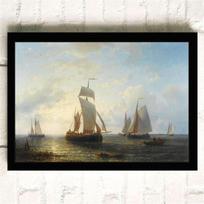 Apie laivą audrą jūrą plakatas drobės tapyba noridiškas plakatas sienų paveikslai svetainės dekoravimui cuadros decoracion salon 21cm×30cm NoFrame
