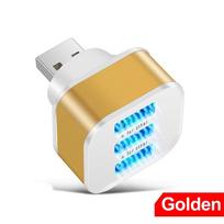 Didelės spartos USB HUB 3 prievadų skirstytuvas įkrovimo kabelio adapterio įkroviklis ZH auksas