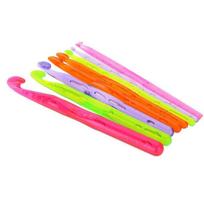 9 vnt. nėrimo kabliukai Trikotažo mezgimo adatų rinkinys Weave Craft Tool 3-12mm įvairiaspalvis