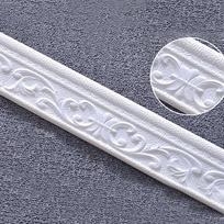 2,3 m 3D vandeniui atsparūs putplasčio tapetai, nuimami lipnūs „pasidaryk pats“ plytelės, sienų lipdukas mados namų dekoras 2.3m balta