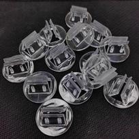 10 vienetų 20 mm plastikinių kortelių stovas unikalus skaidrus fiksuotas popierinių stalo žaidimų kortelių atramas