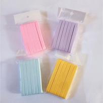 12 vnt Kosmetikos pūkų suspausta valymo kempinė veido valymo plovimo padas, pašalinantis makiažą, odos priežiūra įvairiaspalvis