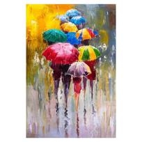 Lietaus skėtis Abstraktus modernaus meno spauda Aliejinė tapyba mada namų apdaila Cuadros fono sienų apdaila 20x30cm