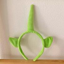 Mielos mergaitės Teletubbies galvos juosta Animacinio stiliaus plaukų juosta vaikams Suaugusiesiems Moterų makiažas Galvos lankelis Vaikų plaukų juosta Plaukų aksesuarai 1PC žalia
