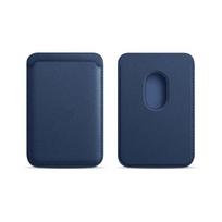 Magnetinių kortelių laikiklis Piniginės kortelių apsauga, skirta iPhone magnetinių kreditinių kortelių apsaugai mėlyna