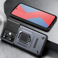 KEYSION Atsparus smūgiams dėklas, skirtas „OnePlus Nord CE 3 Lite 5G“, slankiojančios kameros objektyvo apsauginis žiedas, telefono dangtelis, skirtas „Nord CE 3 5G“ for Nord CE 3 Lite 5G pilka spalva