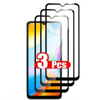 Apsauginis stiklas, skirtas Samsung A05 A15 A25 A14 A24 A34 A54 Xiaomi Redmi 13C A1 A2 12C 10C Note 12 11 Poco OPPO Vivo ekrano apsauga Tempred Glass Flim Vivo Y17S juoda